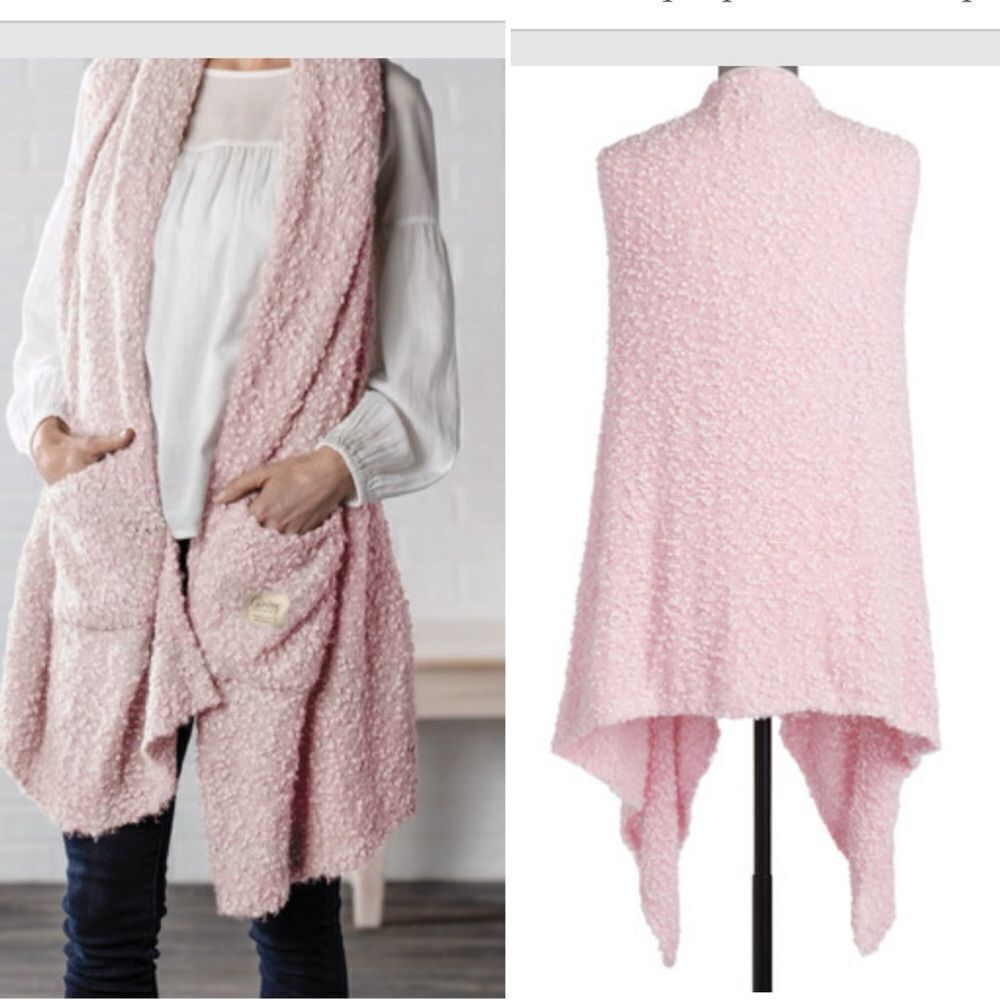 DEMDACO Giving Collection Soft Pink Giving Shawl With Pockets